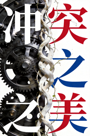 反差艺术《冲突之美》海报，展现对立统一美学